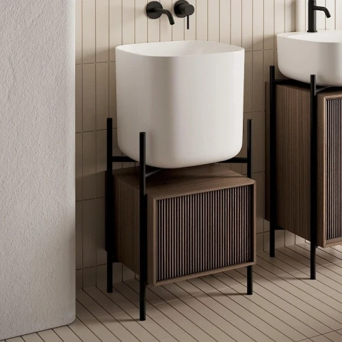 Тумба Scarabeo Laila 39,5 2718LSC цвет Noce Canaletto Cannettato