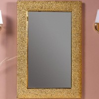 Зеркало Boheme Armadi Art NeoArt Aura 60 536 с подсветкой Золото МДФ / ЛДСП, стекло