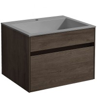 Тумба под раковину Vincea Chiara 60 VMC-2C600RO подвесная R.Oak МДФ / ЛДСП