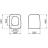 Сиденье для унитаза Vitra Metropole 122-003-009 с Микролифтом