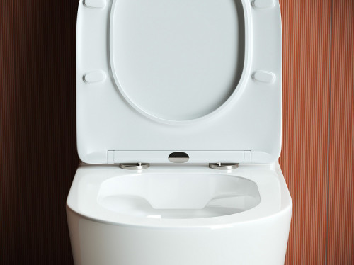 Унитаз компакт Ceramicanova Highlight Rimless CN1802-B без бачка и с сиденьем Микролифт фаянс напольный