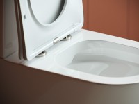 Унитаз компакт Ceramicanova Highlight Rimless CN1802-B без бачка и с сиденьем Микролифт фаянс напольный