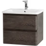 Тумба под раковину BelBagno 50 ALBANO-CER-500-2C-SO-RNG подвесная Robere Nature Grigio МДФ / ЛДСП