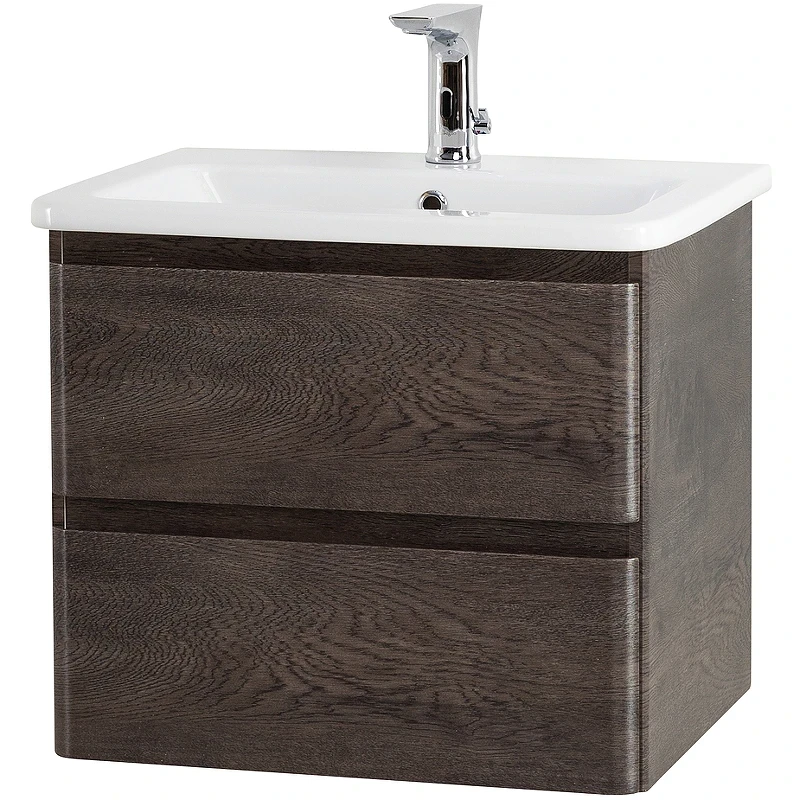 Тумба под раковину BelBagno 50 ALBANO-CER-500-2C-SO-RNG подвесная Robere Nature Grigio МДФ / ЛДСП