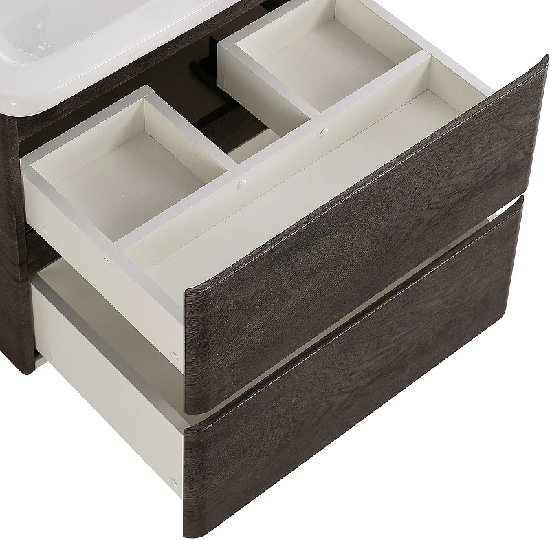 Тумба под раковину BelBagno 50 ALBANO-CER-500-2C-SO-RNG подвесная Robere Nature Grigio МДФ / ЛДСП