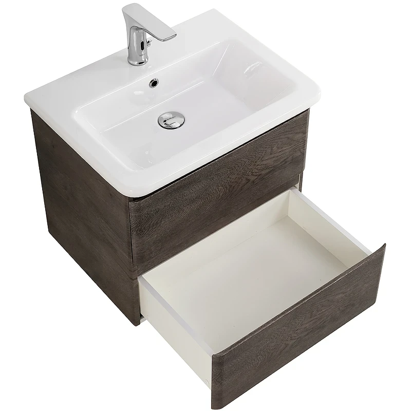 Тумба под раковину BelBagno 50 ALBANO-CER-500-2C-SO-RNG подвесная Robere Nature Grigio МДФ / ЛДСП