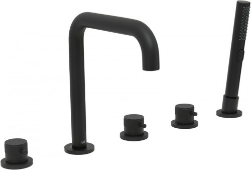 Смеситель на борт ванны Allen Brau Priority 5.31007-31 Черный матовый латунь