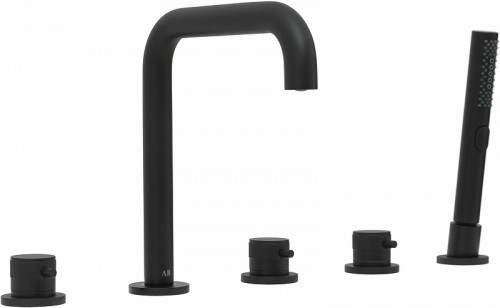 Смеситель на борт ванны Allen Brau Priority 5.31007-31 Черный матовый латунь