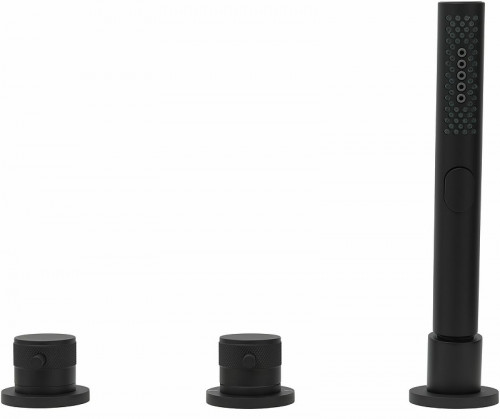 Смеситель на борт ванны Allen Brau Priority 5.31007-31 Черный матовый латунь