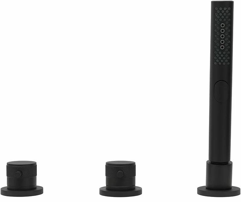Смеситель на борт ванны Allen Brau Priority 5.31007-31 Черный матовый латунь
