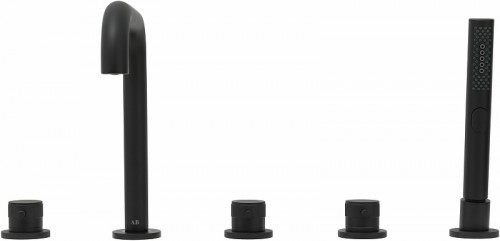 Смеситель на борт ванны Allen Brau Priority 5.31007-31 Черный матовый латунь