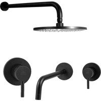 Комплект смесителей Paffoni Light KITLIG011NO006 Черный матовый латунь