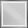 Зеркало BelBagno Kraft 80 SPC-KRAFT-800-800-SENS-NERO с подсветкой Черное с сенсорным выключателем стекло