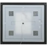 Зеркало BelBagno Kraft 80 SPC-KRAFT-800-800-SENS-NERO с подсветкой Черное с сенсорным выключателем стекло