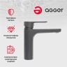 Смеситель для раковины Agger Gorgeus A0202144 Черный матовый
