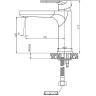 Смеситель для раковины Agger Gorgeus A0202144 Черный матовый