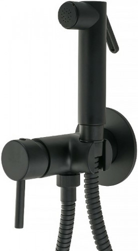 Гигиенический душ со смесителем Migliore Fortis 31555 (30455) Черный матовый латунь на стену