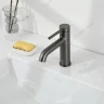 Смеситель для раковины Gappo G1006-9 цвет Оружейная сталь
