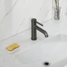 Смеситель для раковины Gappo G1006-9 цвет Оружейная сталь