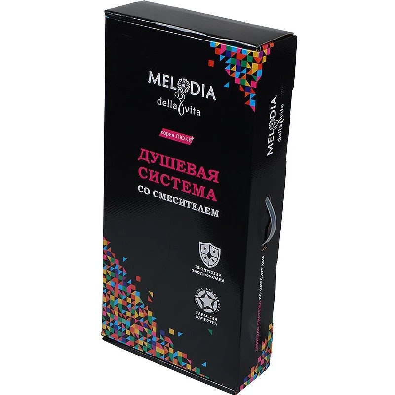 Душевая система Melodia della vita Rock MSC00110С с термостатом Хром