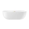 Акриловая ванна Wellsee Chic Riviera 170х76 236802004 цвет Белый глянцевый Золото