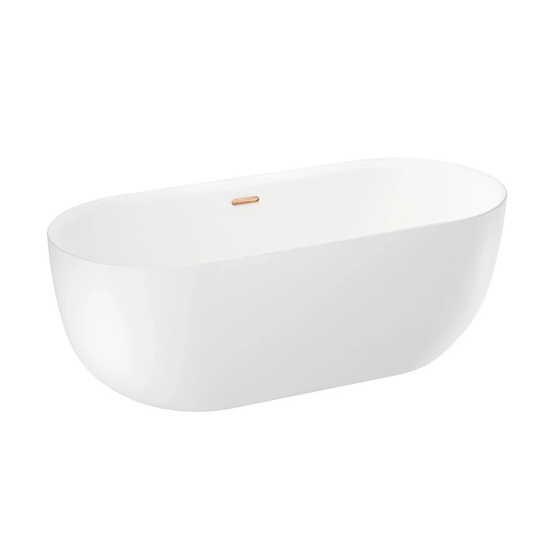 Акриловая ванна Wellsee Chic Riviera 170х76 236802004 цвет Белый глянцевый Золото