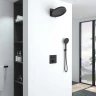 Душевая система Vincea Inspire VSFW-421I3MB Черная матовая латунь встраиваемый
