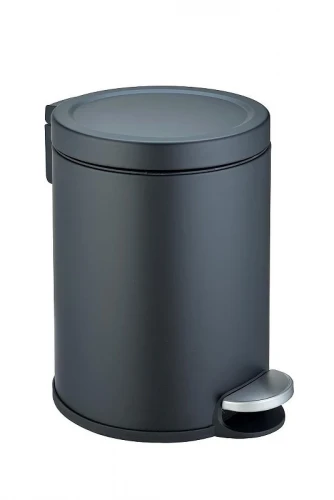 Ведро для мусора WeltWasser Lora BL 6L 10000013407 цвет Черный матовый