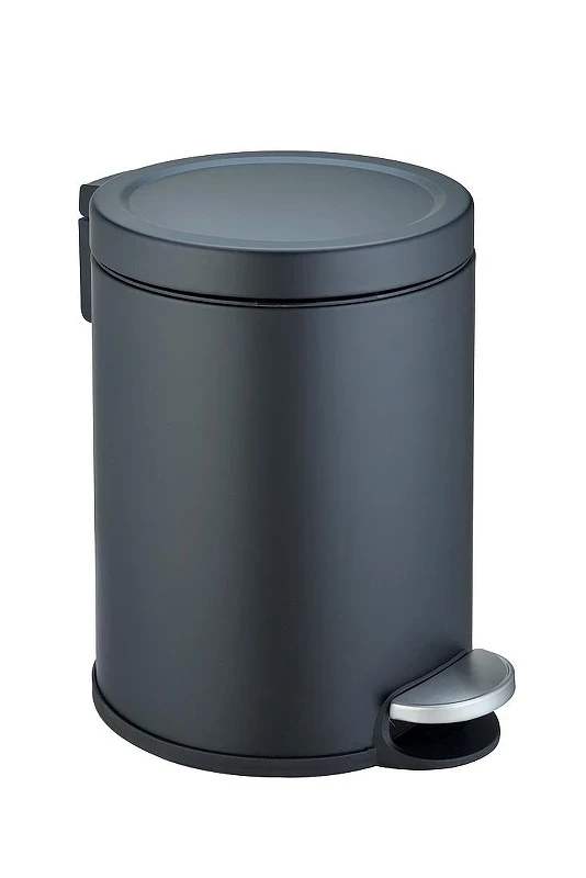 Ведро для мусора WeltWasser Lora BL 6L 10000013407 цвет Черный матовый