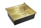 Кухонная мойка Emar PVD 56 EMB-560(TOP) PVD цвет Matt Gold