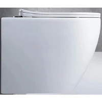 Унитаз подвесной CeramaLux CL2196-1 Белый с сиденьем Микролифт
