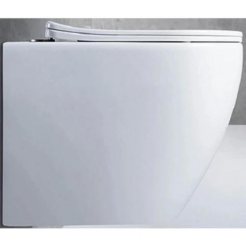 Унитаз подвесной CeramaLux CL2196-1 Белый с сиденьем Микролифт