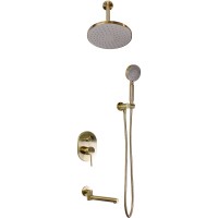 Душевая система Bronze de Luxe Scandi 14582/1BR Бронза латунь встраиваемый