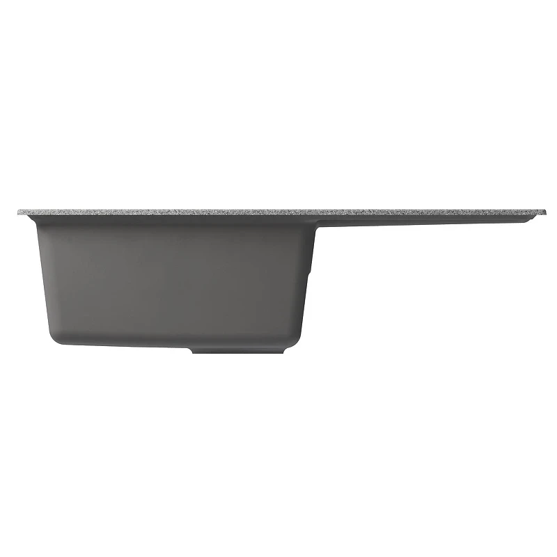 Кухонная мойка Mixline Комфорт ML-GM31 77 552190 цвет Темно-серый