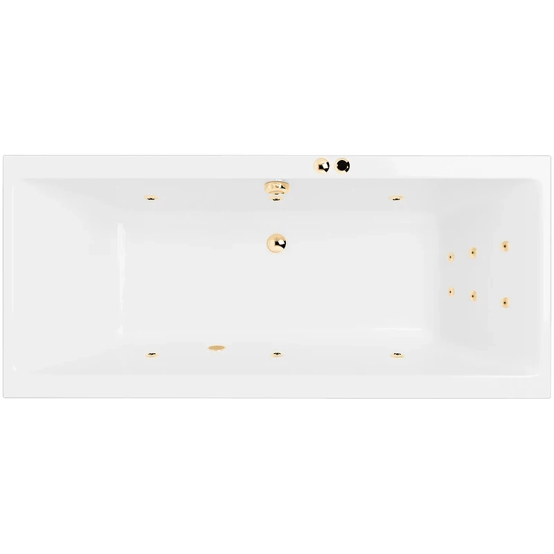 Акриловая ванна Excellent Pryzmat 170x75 WAEX.PRY17.LINE.GL с гидромассажем
