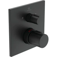 Смеситель для душа Ideal Standard Ceratherm T100 A7522XG с термостатом Silk Black латунь встраиваемый