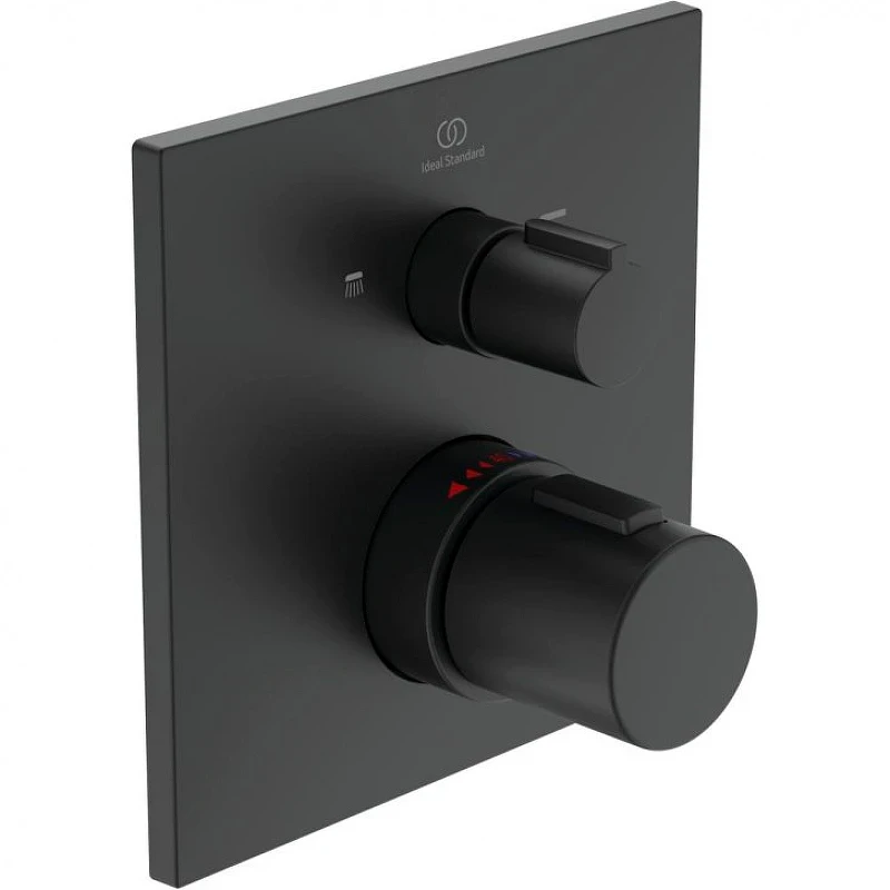 Смеситель для душа Ideal Standard Ceratherm T100 A7522XG с термостатом Silk Black латунь встраиваемый