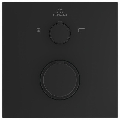 Смеситель для душа Ideal Standard Ceratherm T100 A7522XG с термостатом Silk Black латунь встраиваемый