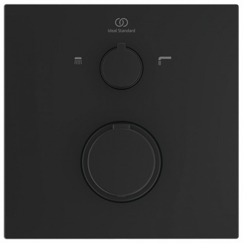 Смеситель для душа Ideal Standard Ceratherm T100 A7522XG с термостатом Silk Black латунь встраиваемый