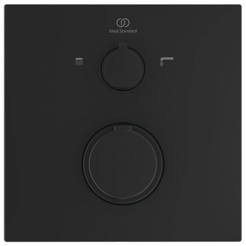 Смеситель для душа Ideal Standard Ceratherm T100 A7522XG с термостатом Silk Black латунь встраиваемый