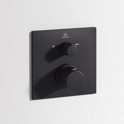 Смеситель для душа Ideal Standard Ceratherm T100 A7522XG с термостатом Silk Black латунь встраиваемый