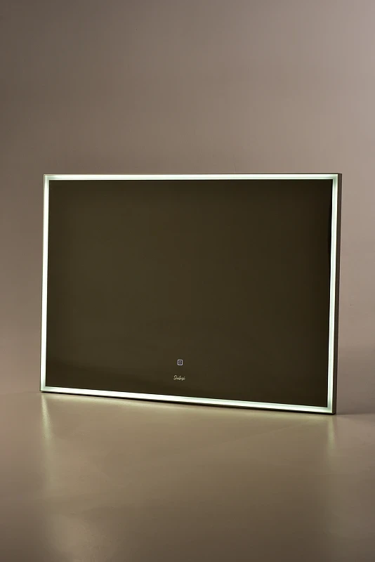 Зеркало Sintesi Armadio 100 SIN-SPEC-ARMADIO-CROMO-100 с подсветкой Хром матовый с сенсорным выключателем