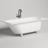 Ванна из искусственного камня Salini Ornella Kit 180х80 102422M Белая матовая