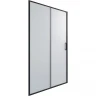 Душевая дверь Timo TD-120/03F-6 1200x1950 T02 раздвижная профиль Черный стекло матовое