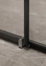 Душевая дверь Timo TD-120/03F-6 1200x1950 T02 раздвижная профиль Черный стекло матовое