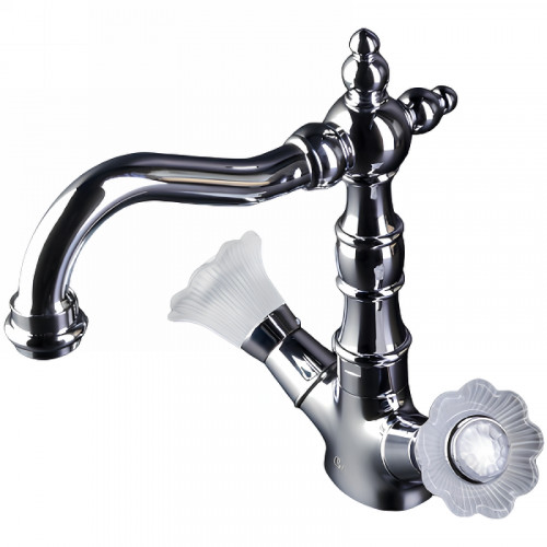 Смеситель для раковины Boheme Camelia 272 Хром латунь