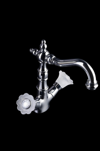 Смеситель для раковины Boheme Camelia 272 Хром латунь