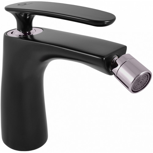 Смеситель для биде Rav Slezak Tigris TG144.5CMATC Черный матовый Хром латунь