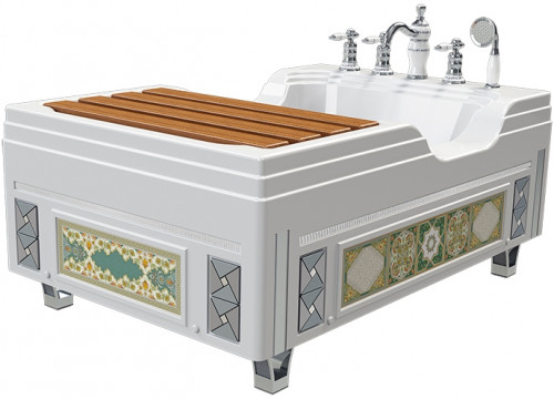 Акриловая ванна Radomir Тахарат 120х80 1-01-0-0-1-166 Белая