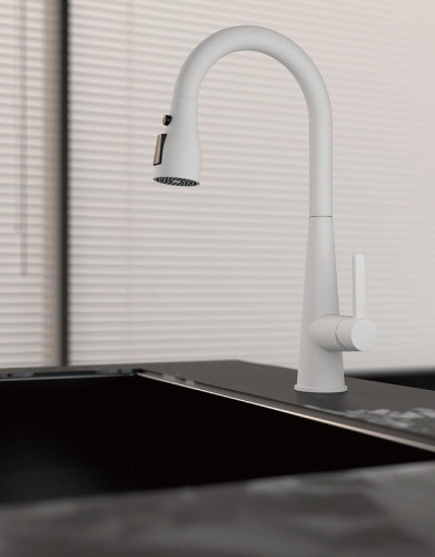 Смеситель для кухни Belz B74816-8 цвет Белый